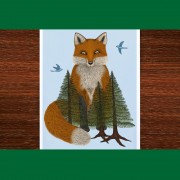 Art Print | Fox in the Woods | A4